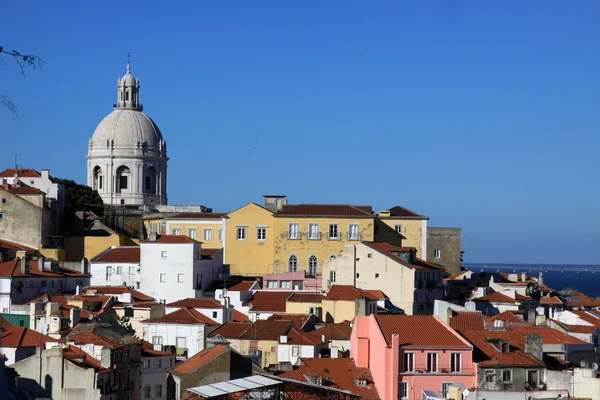 Alfama, Lisszabon történelmi kerületben Jogdíjmentes Stock Képek