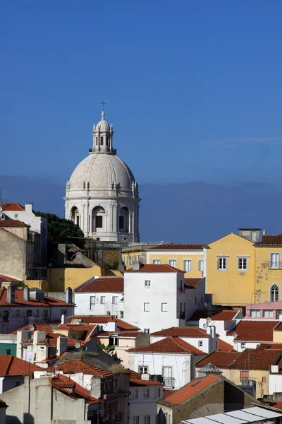 Quartiere Alfama di Lisbona Fotografia Stock