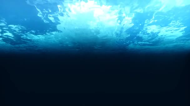 Surface ondulée de l'eau 