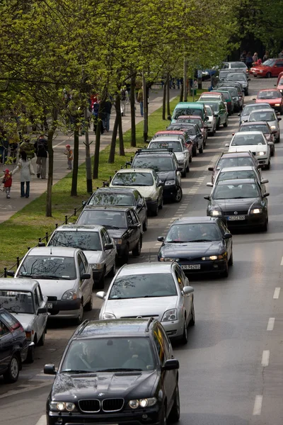 Gridlocked street — Stock Photo, Image