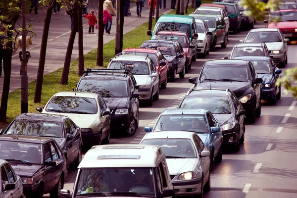 Gridlocked street — Stock Photo, Image