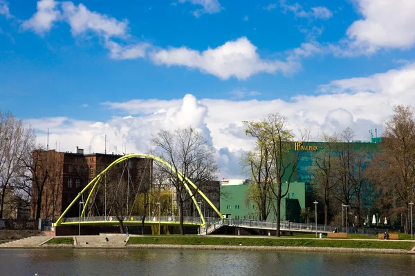 Panoramic view on Ostrow Tumski in Wroclaw, Poland — Stock Photo, Image