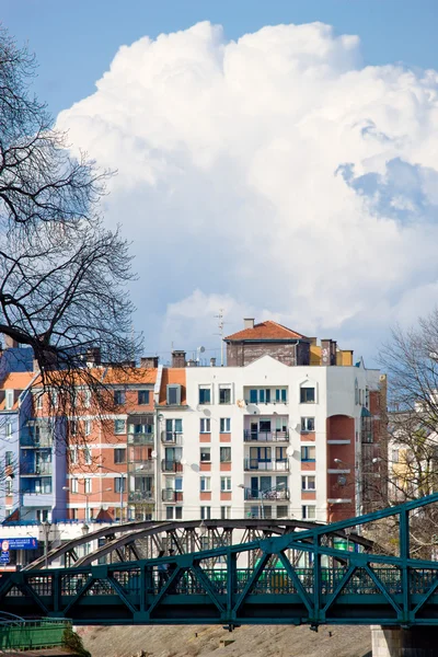 Panoramic view on Ostrow Tumski in Wroclaw, Poland — Stock Photo, Image