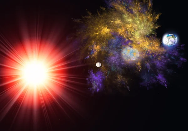 Supernova explosie — Stockfoto