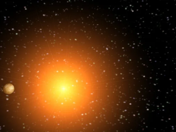 Výbuch supernovy — Stock fotografie