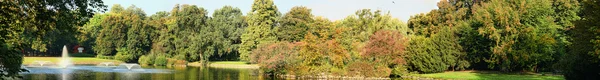 Park in autumn time — Stock Photo, Image