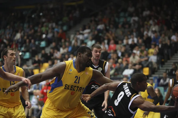 Partido de baloncesto — Foto de Stock