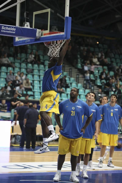 Basketbal wedstrijd — Stockfoto