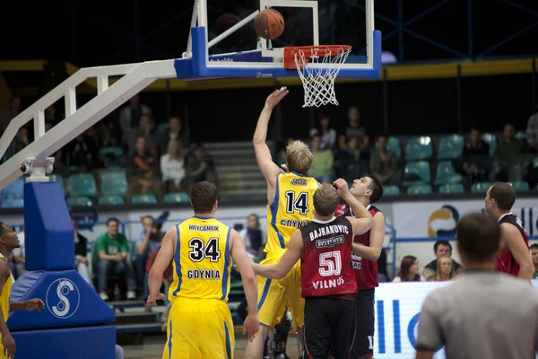 Jogo de basquete — Fotografia de Stock