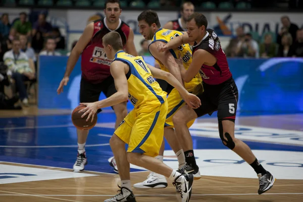 Basketbal wedstrijd — Stockfoto