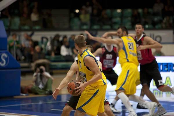 Basketbal wedstrijd — Stockfoto