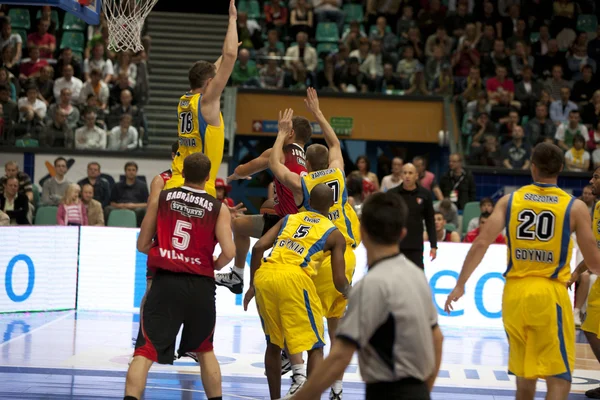 Jogo de basquete — Fotografia de Stock