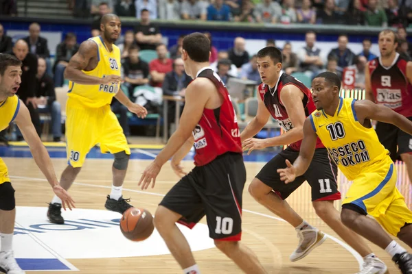 Jogo de basquete — Fotografia de Stock