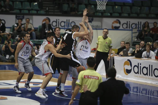 Partido de baloncesto — Foto de Stock