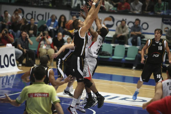 Partido de baloncesto — Foto de Stock