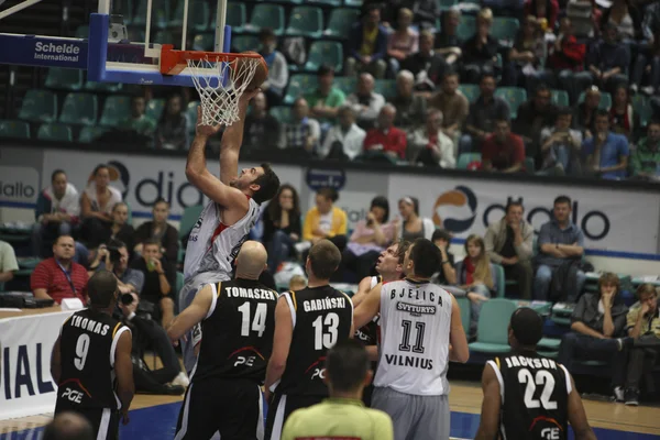 Basketbal wedstrijd — Stockfoto