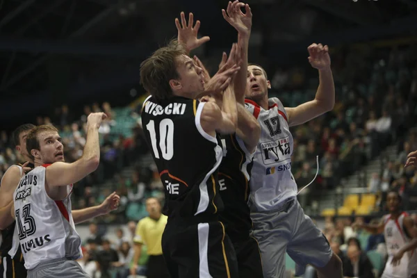 Jogo de basquete — Fotografia de Stock