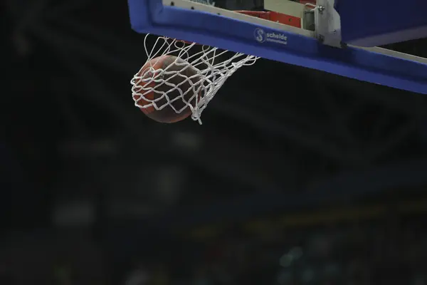 Basketbal wedstrijd — Stockfoto
