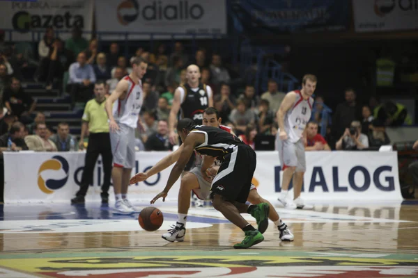 Jogo de basquete — Fotografia de Stock