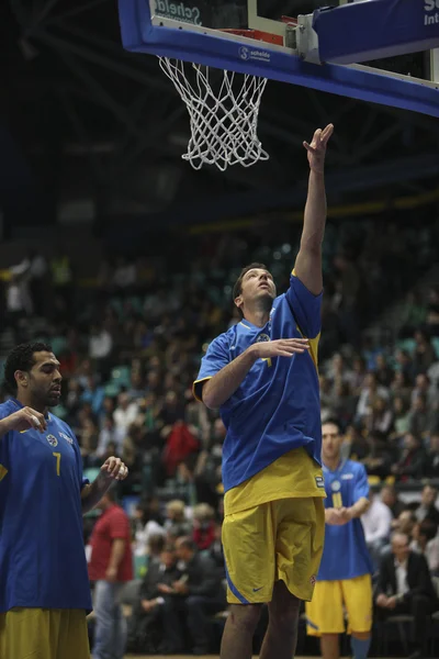 Basketbal wedstrijd — Stockfoto