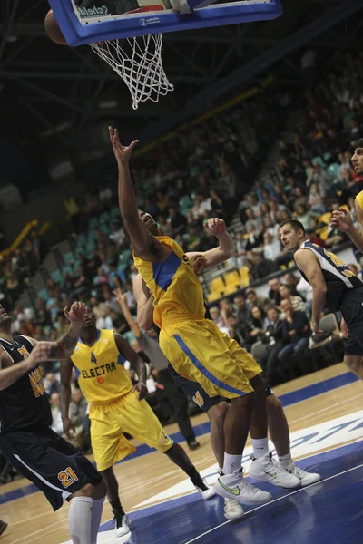 Basketbal wedstrijd — Stockfoto