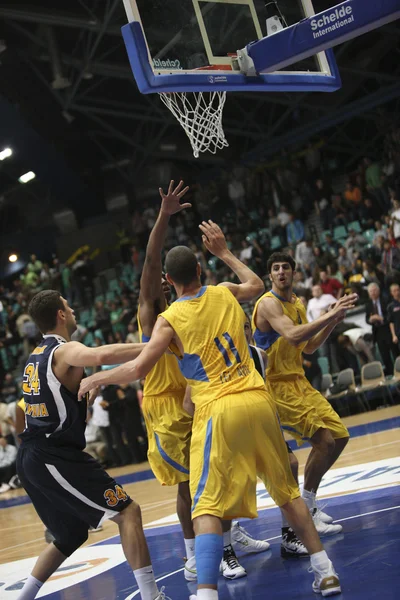 Basketbal wedstrijd — Stockfoto