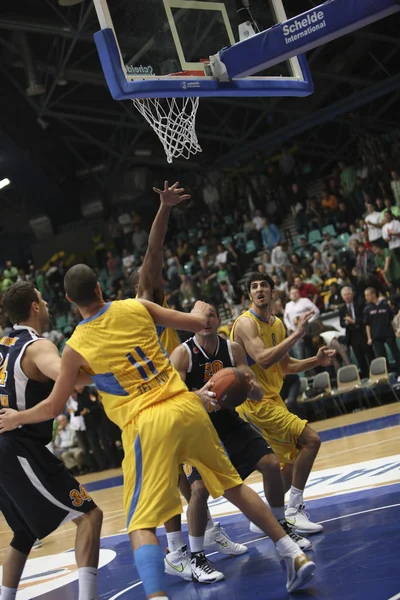 Basketbal wedstrijd — Stockfoto