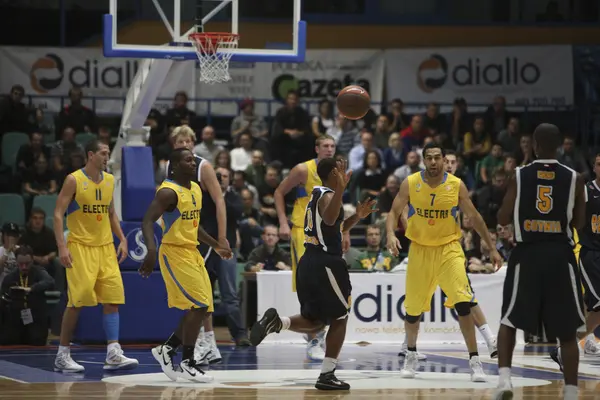 Partido de baloncesto Imagen De Stock