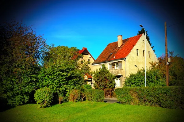 Typiska poish village — Stockfoto