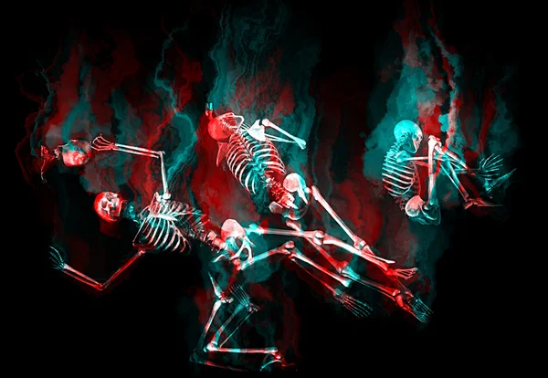 Human skeletons — Stock Photo, Image