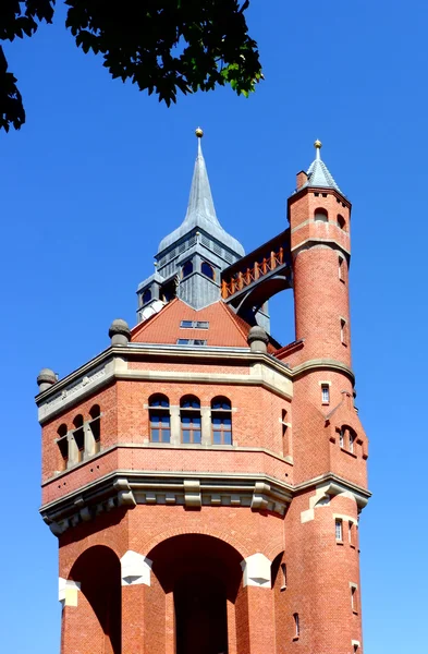 Storica torre dell'acqua a Breslavia, Polonia — Foto Stock