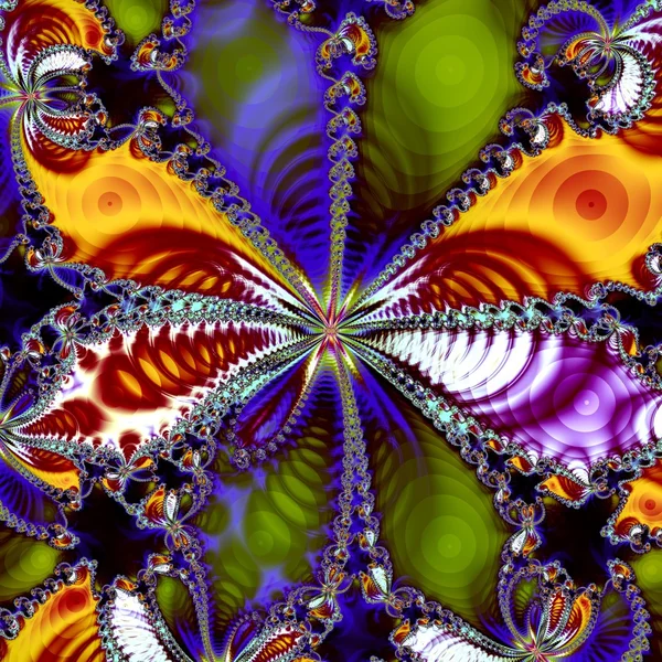 Fundo fractal abstrato — Fotografia de Stock