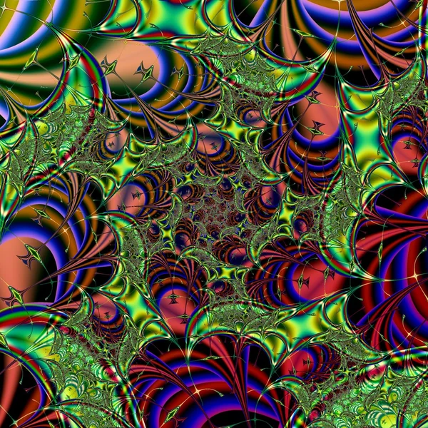 Abstracte fractal achtergrond — Stockfoto