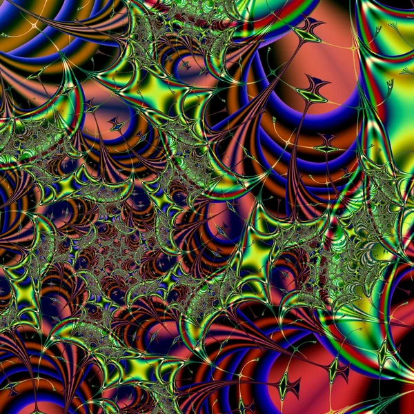 Fondo fractal abstracto — Foto de Stock