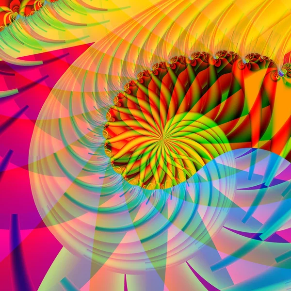 Fundo fractal abstrato — Fotografia de Stock