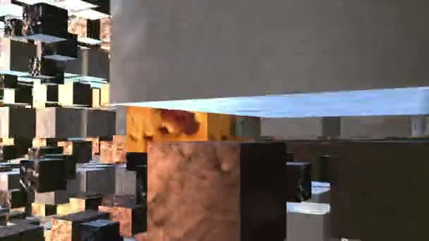 Cubes métalliques — Video