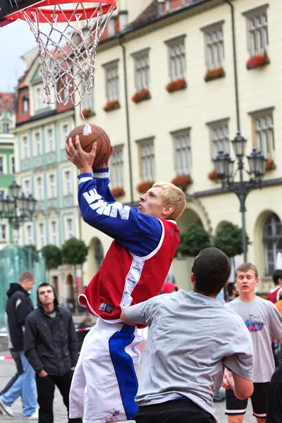 Mistrzostwa w streetball — Zdjęcie stockowe