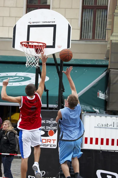 Mistrzostwa w streetball — Zdjęcie stockowe