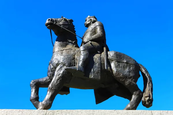 Estatua de rey, Wroclaw en Polonia — Foto de Stock