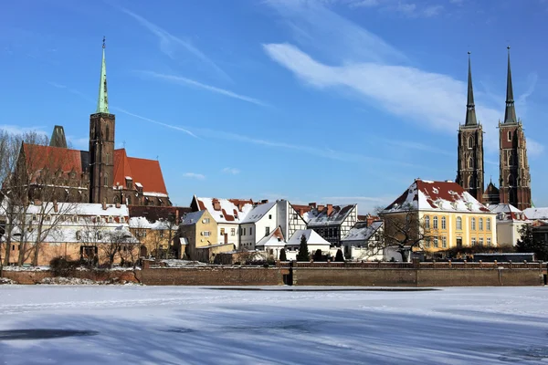 Monument in Wroclaw, Poland — Stock Photo, Image