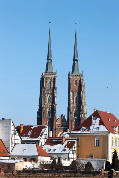 Denkmal in Breslau, Polen — Stockfoto