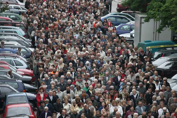 Religiös procession i wroclaw, Polen — Stockfoto