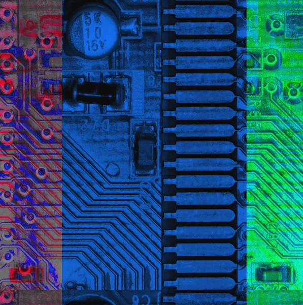 Elektronische circuit bord — Stockfoto