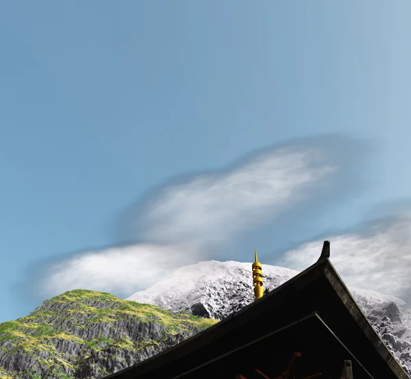 Zen tempel — Stockfoto