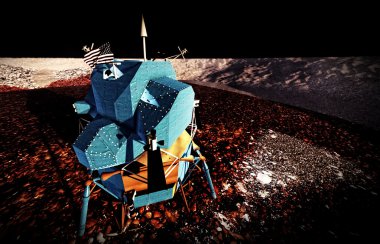Yabancı gezegende Moon rover