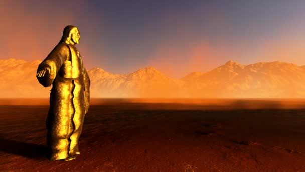 Jésus le Rédempteur dans le désert 
