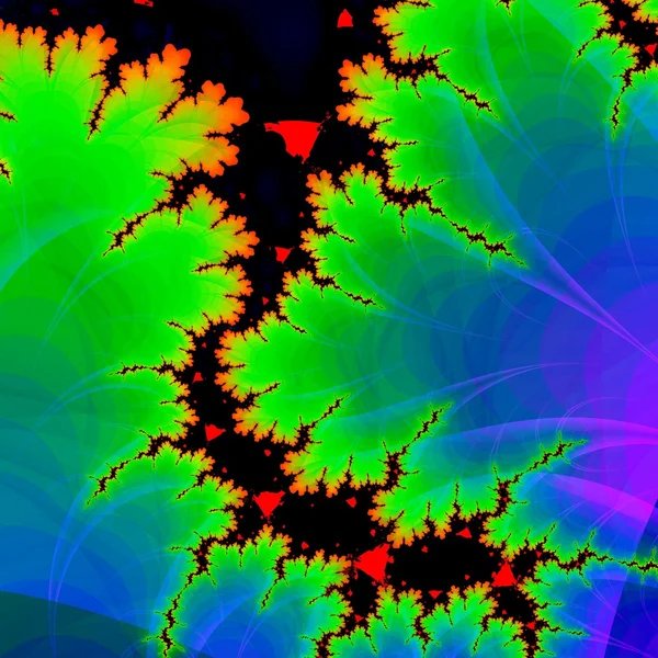 Impressionante fundo fractal — Fotografia de Stock