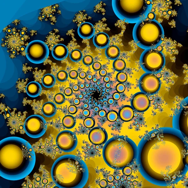 Impressionante fundo fractal — Fotografia de Stock