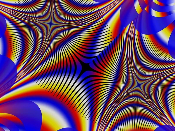 Impressionante fundo fractal — Fotografia de Stock