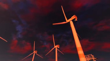 Offshore güç Rüzgar türbinleri